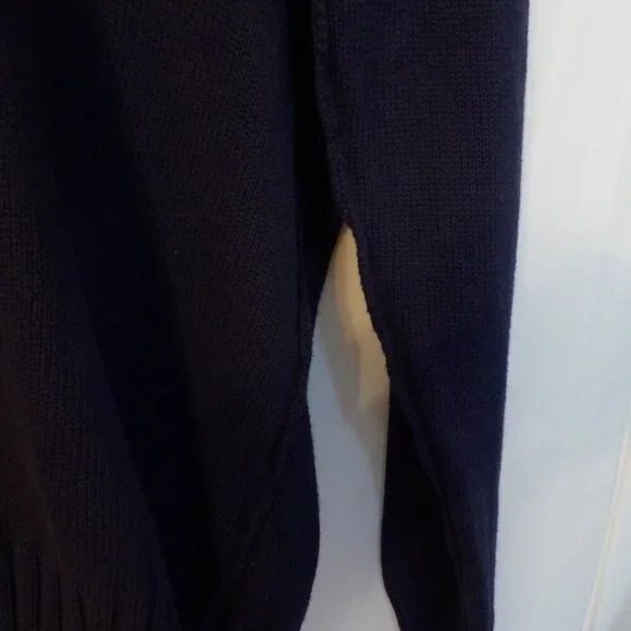 Womans Blue sweater, by Natural Reflections, Long sleeve, V neck, ribbed cuffs - Picture 5 of 9